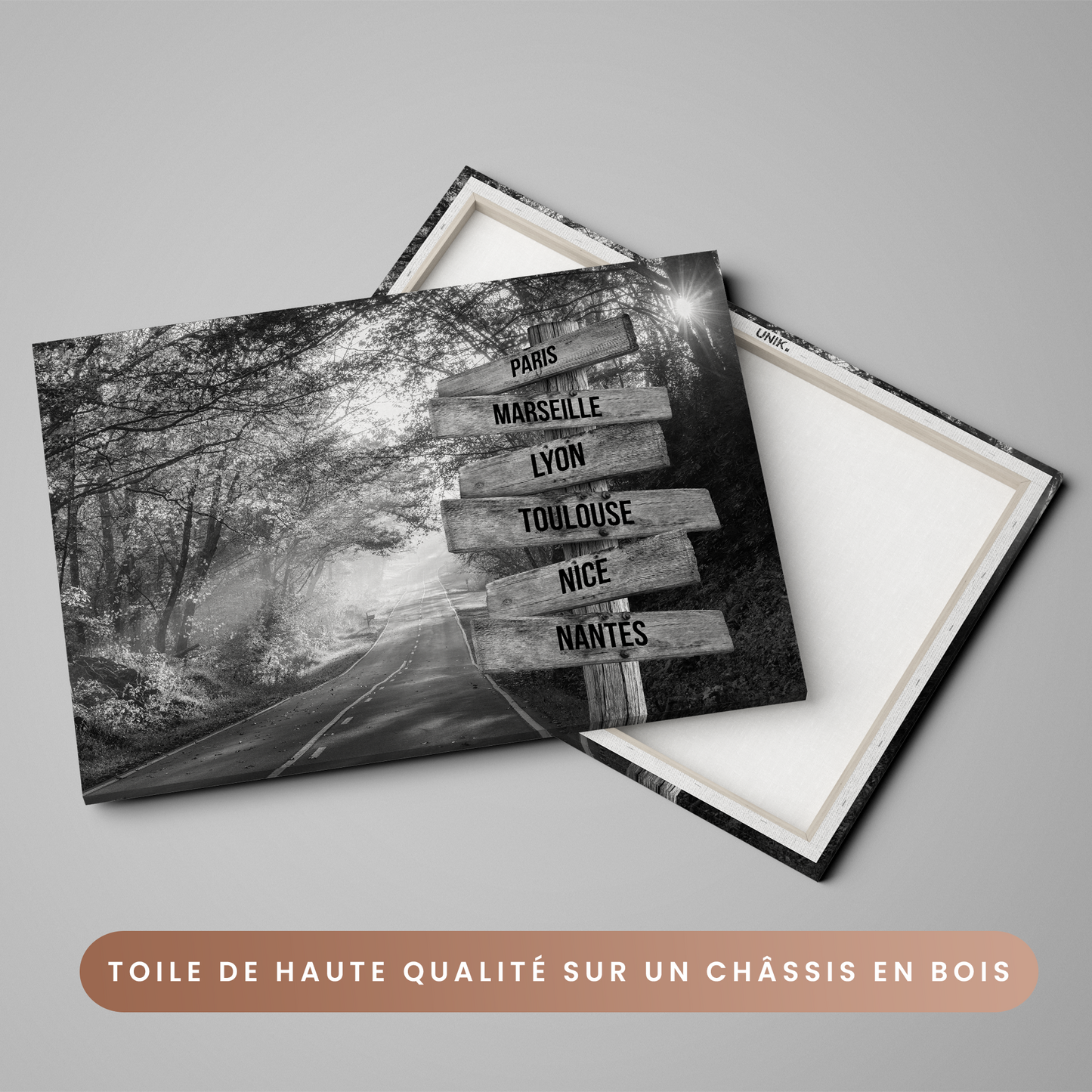 Tableau Ville Personnalisable "Forêt"