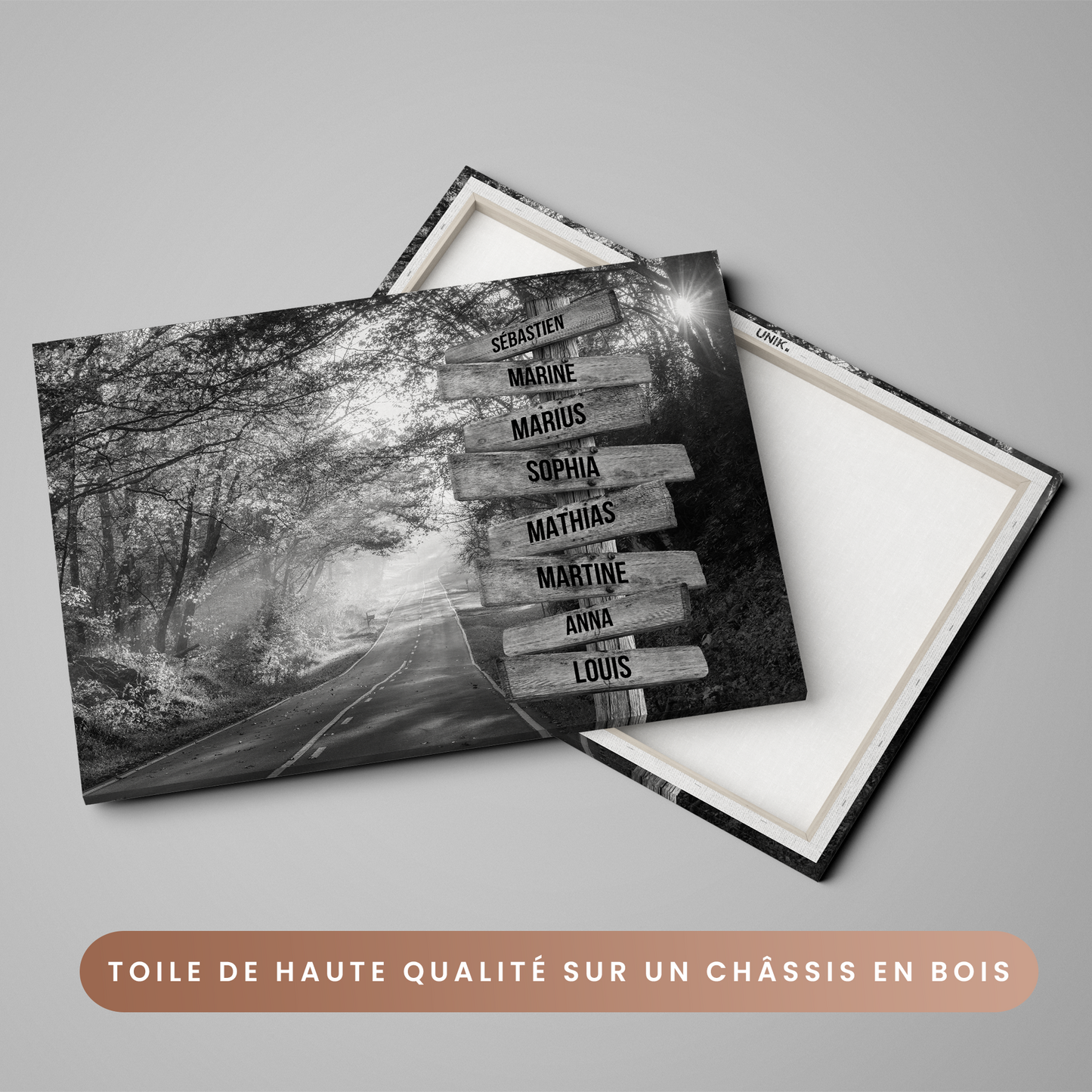 Tableau Prénoms Personnalisable "Forêt"