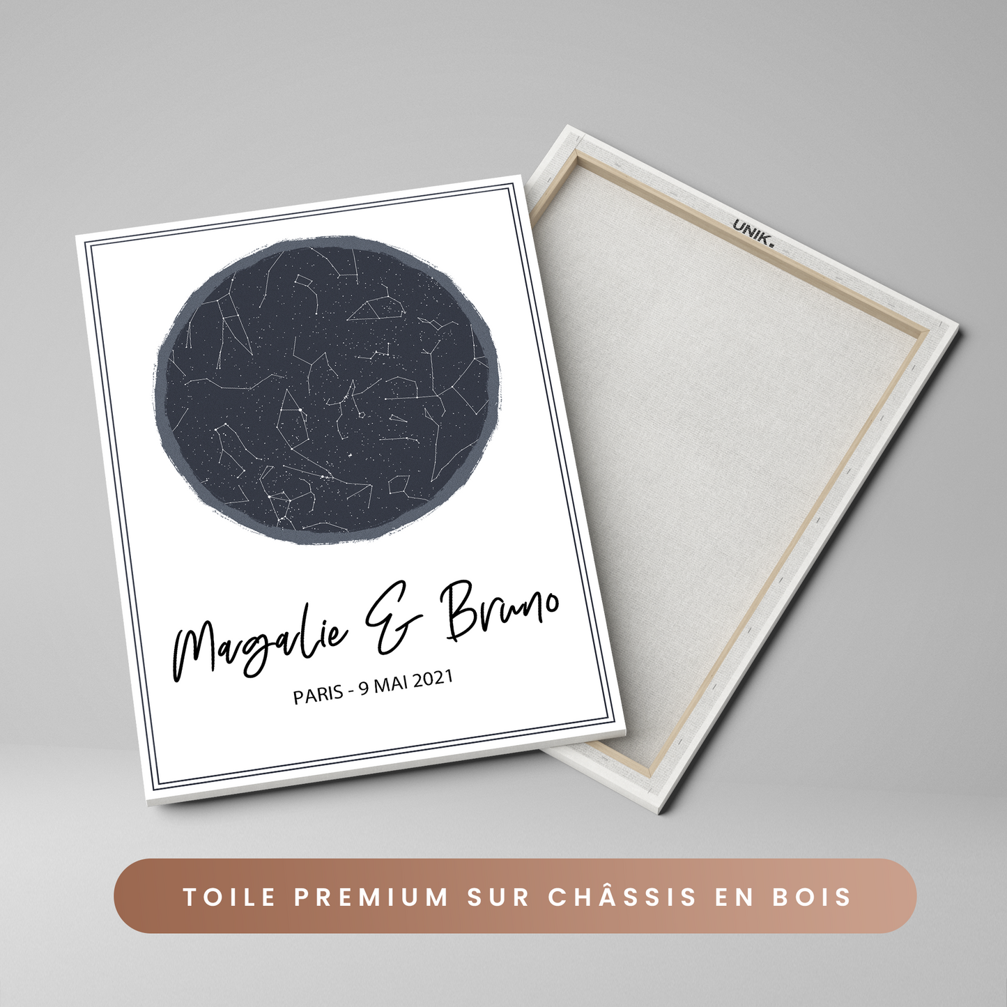 Tableau Couple Personnalisable "Constellation"