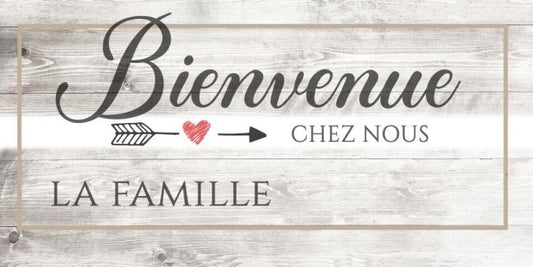Tableau "Bienvenue chez Nous"