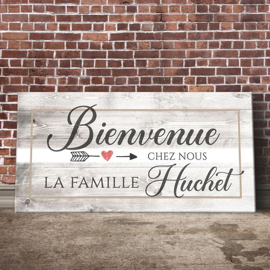 Tableau "Bienvenue chez Nous"