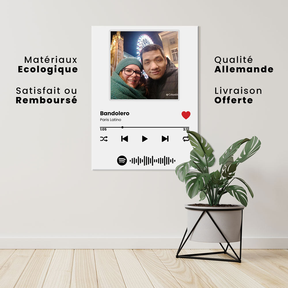 Tableau Spotify personnalisable