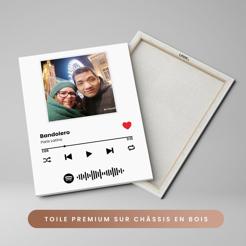 Tableau Spotify personnalisable