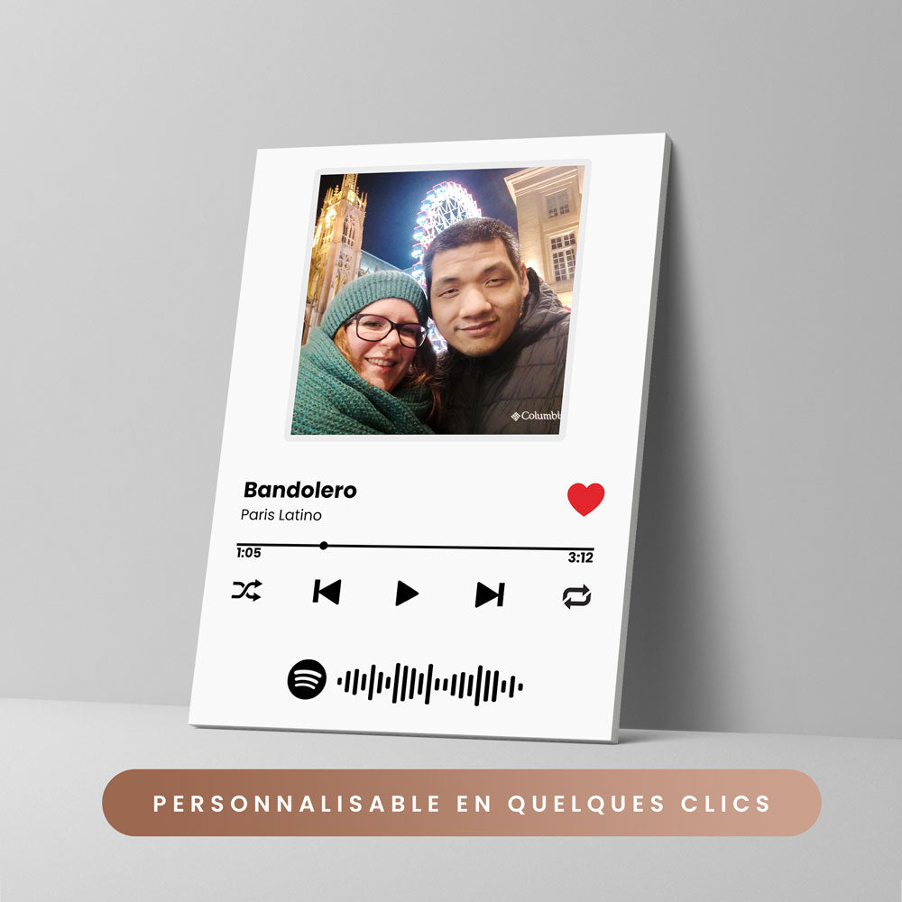 Tableau Spotify personnalisable