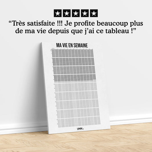 Tableau "Ma Vie en Semaine"